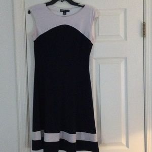 Cute navy and white dress